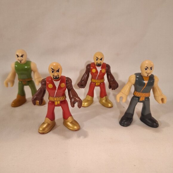 Imaginext Ninja Samurai Warrior 16 Figure Lot 11 Weapons Accessories - Picture 11 of 16